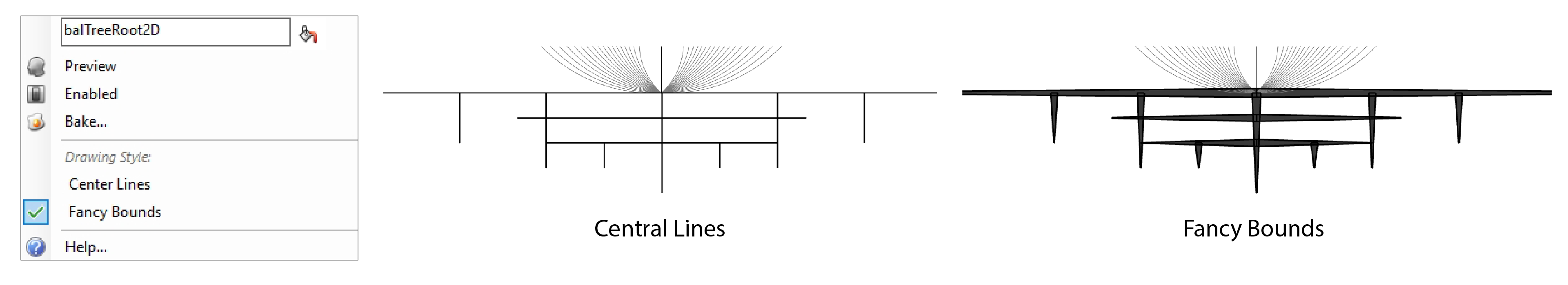 tree root 2d context menu